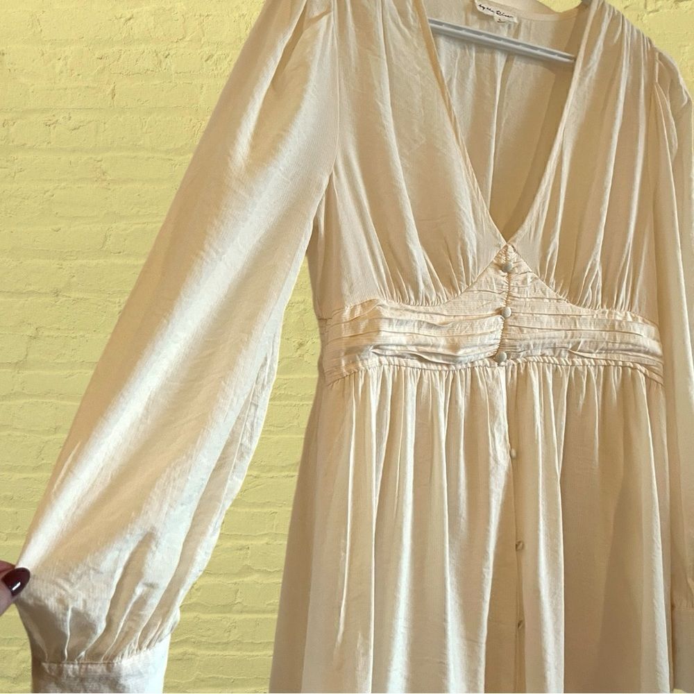 By the River Gabriella dress long billowy sleeves midi length romantic - Picture 9 of 16